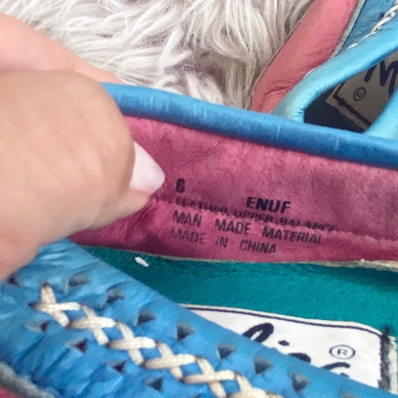 Vintage Zodiac Pink Blue Green Rhinestone Loafers - Picture 10 of 12